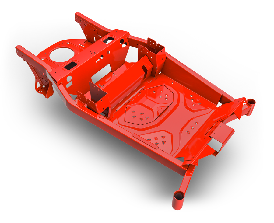 One-piece, Fully-Welded Tubular Chassis
