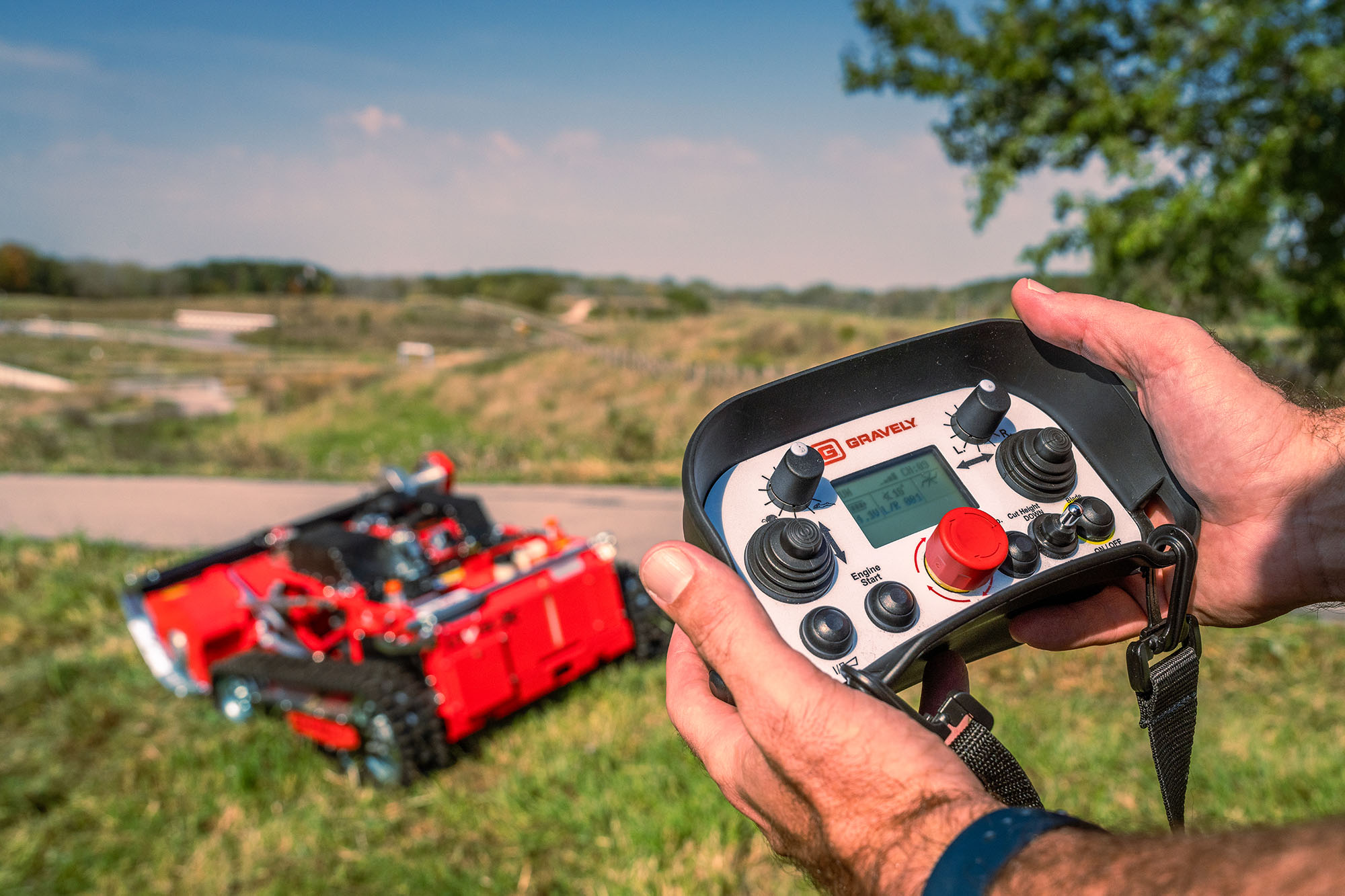 Gravely® OVIS-X brush mower puts more control at the operator’s fingertips