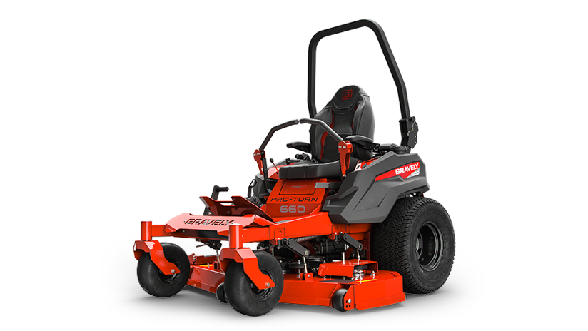 A front left view of the PRO-TURN® 600