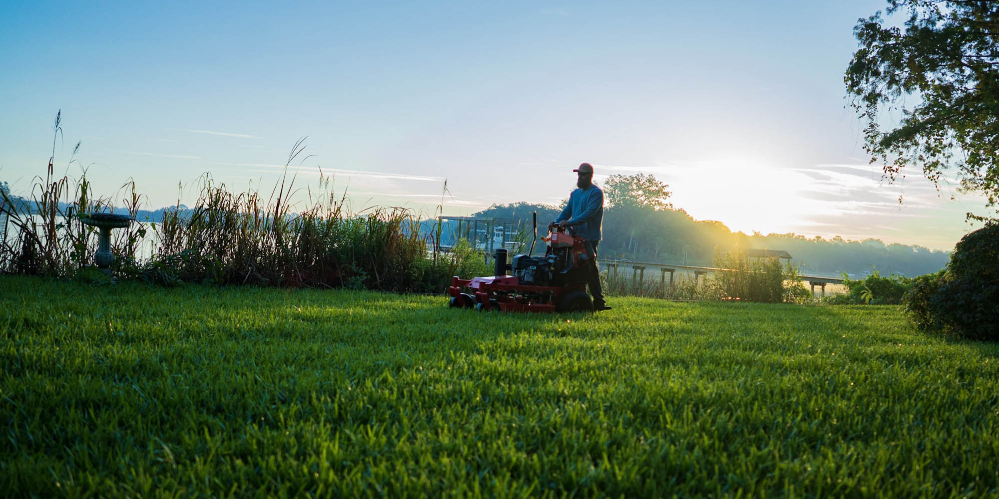 Lawn mower sales stand on attachment