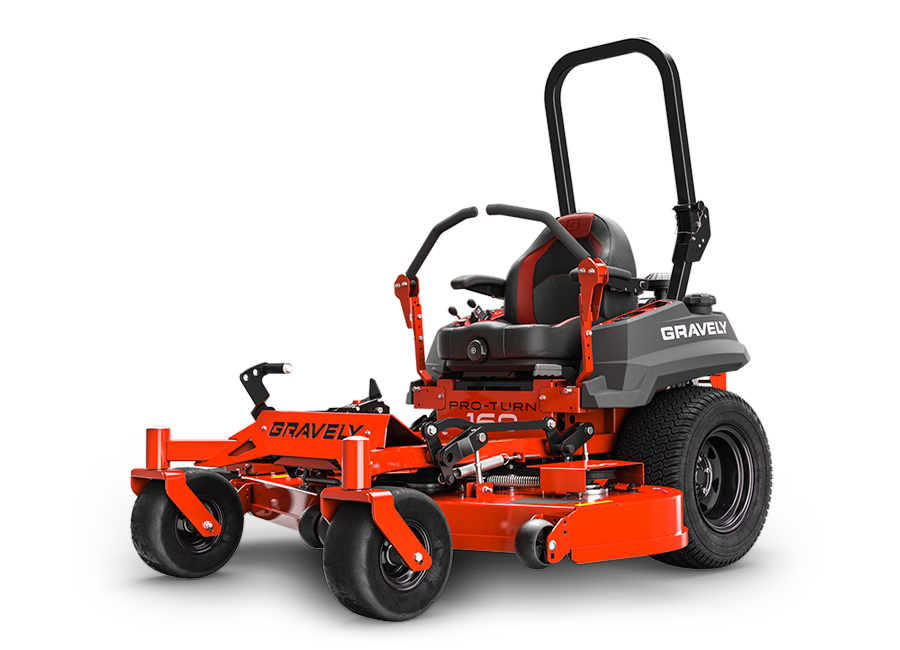A front left view of the PRO-TURN® 100