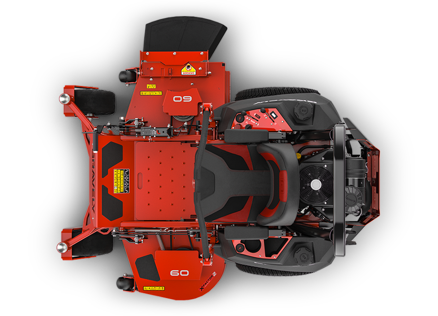 A top view of the PRO-TURN® 100