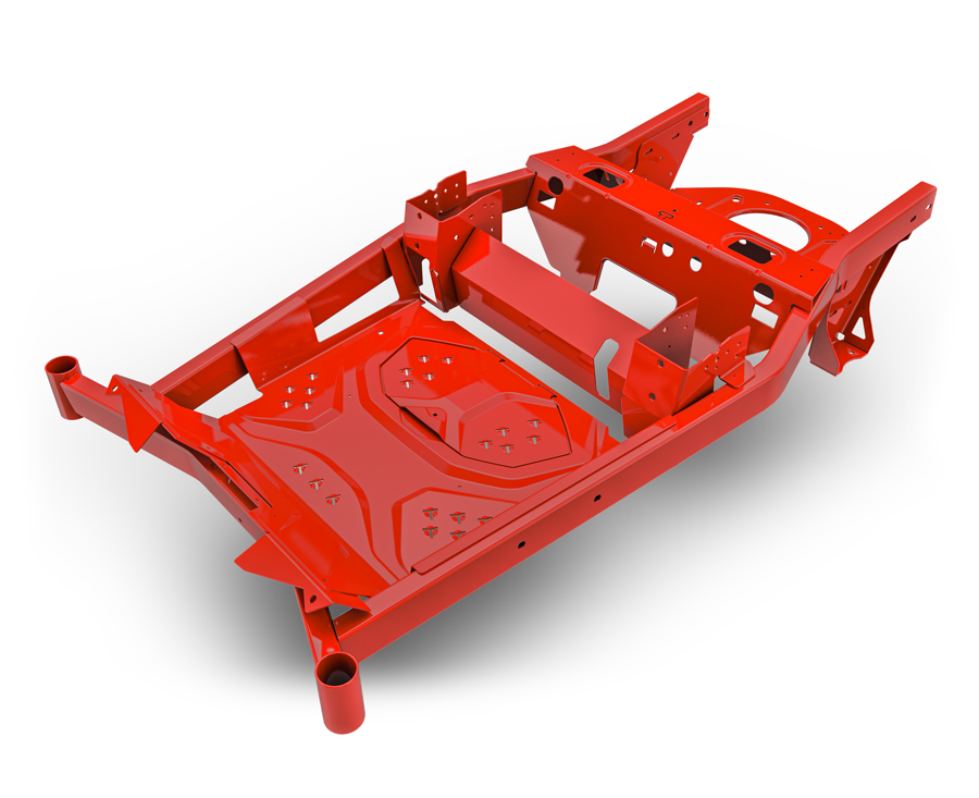 One-piece, Fully-Welded Tubular Chassis