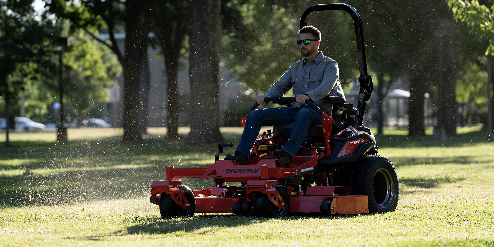How to Manually Push a Gravely Zero Turn Mower