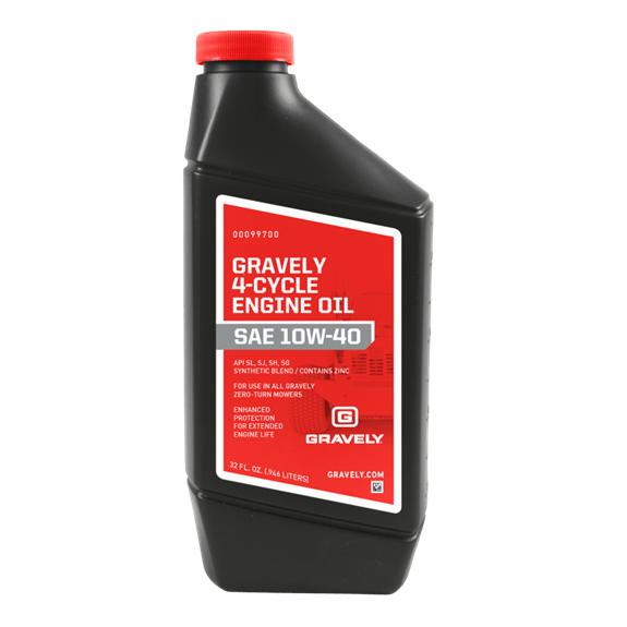 Gravely Synthetic Blend 10W40 4-Cycle Engine Oil 32 OZ