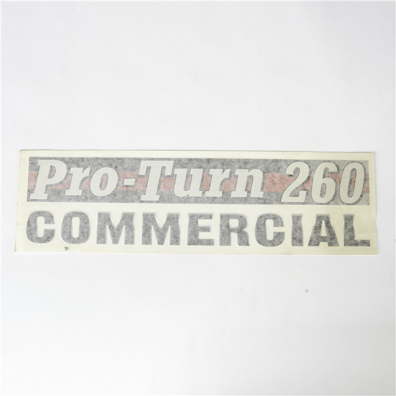 Pro Turn 260 Decal