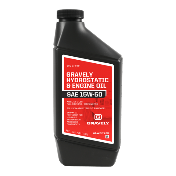 Gravely Full Synthetic 15W50 Hydrostatic & Engine Oil 32 OZ