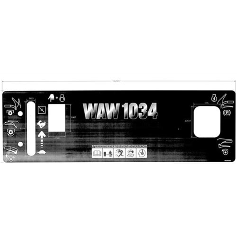 Gravely Walk-behind Mower Decal, Waw Operational