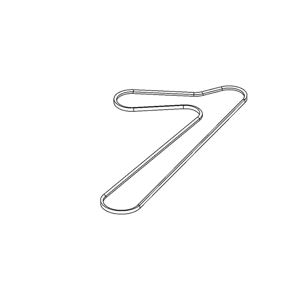 Zero-Turn Mower V-belt - Raw Edge