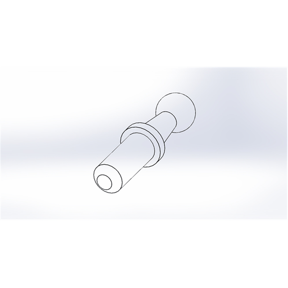 Gravely  Zero Turn Mower Ball Stud, Threaded