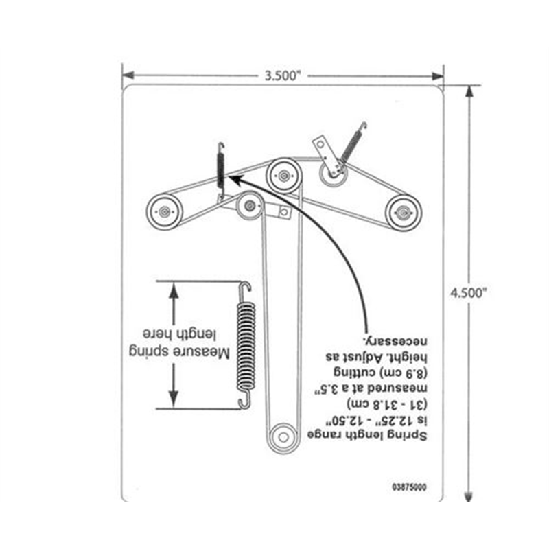 Gravely  Zero Turn Mower Decal, Belt Diametergram