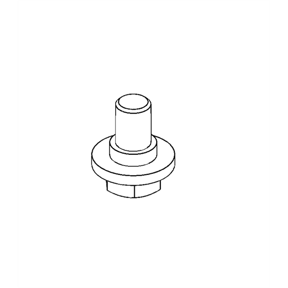 Gravely Sno-thro And Lawn Mower Bolt, Shoulder .375-16 X 1.50