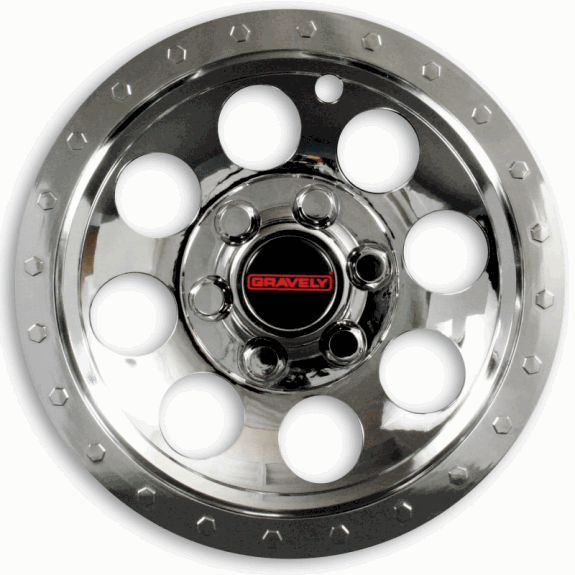 Chrome Wheel Cover Set - 8 in.
