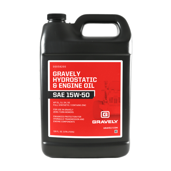 Gravely Full Synthetic 15W50 Hydrostatic & Engine Oil 128 OZ