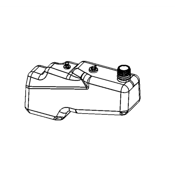 Gravely Lawn Mower Assembly, Tank Non-perm Fuel