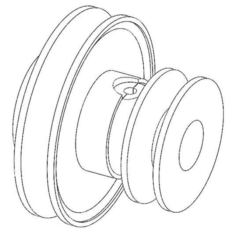 Gravely Walk-behind Mower Wmt,dbl Sp Ivp Pulley 17344k