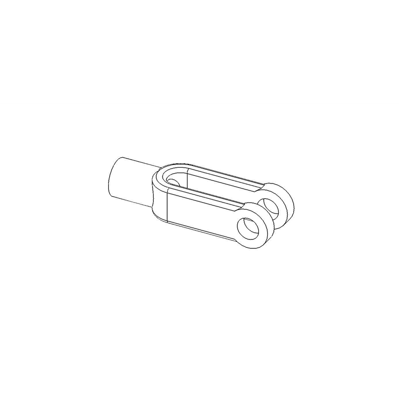 Gravely Lawn Tractor Clevis,.38-24 Adjustable
