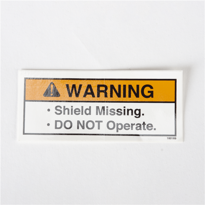 Deck Warning Decal