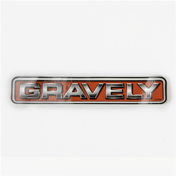 Logo 6.5 in. Gravely Logo Decal