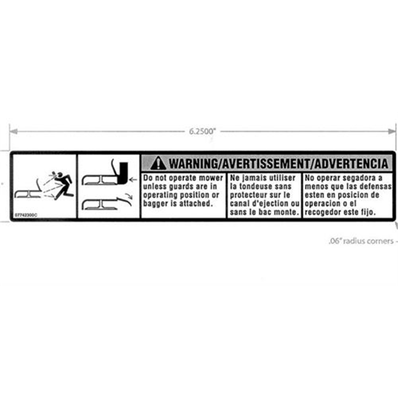 Decal, Warning