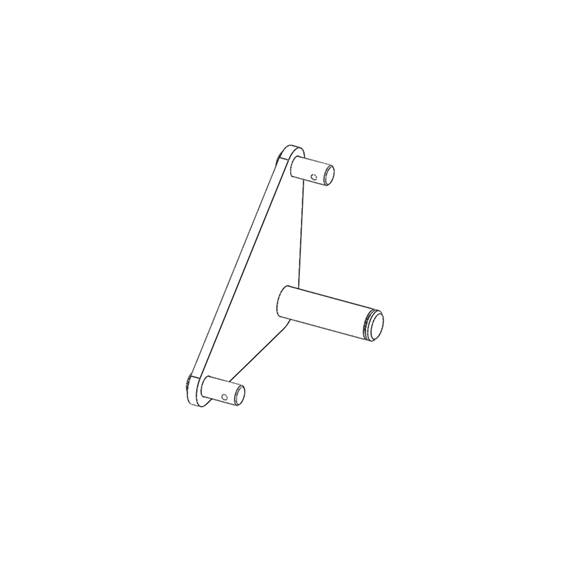 Gravely Lawn Mower Weldment, Deck Pivot Ztxl Rear Left Hand