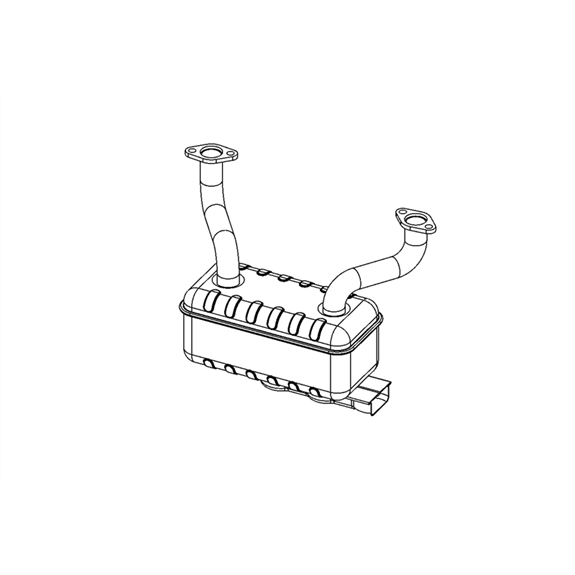 Muffler, Loncin V-twin