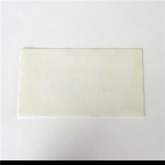 60 in. Deck Size Decal