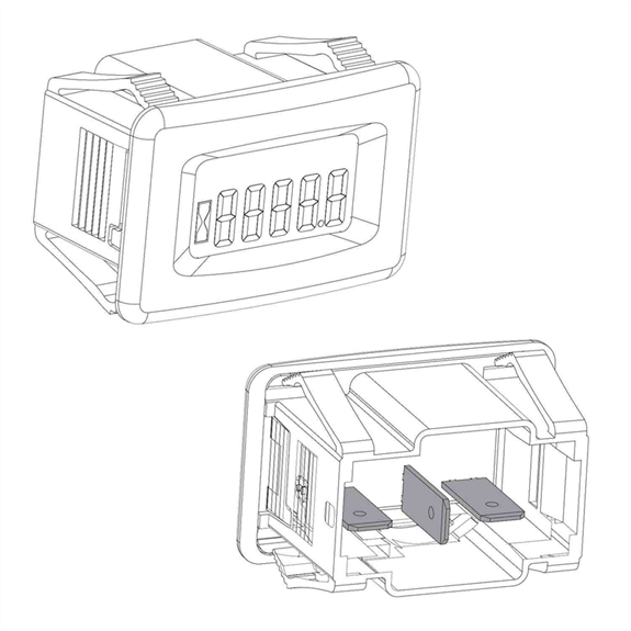 Gravely Sno-thro And Lawn Mower Hour Meter Kit