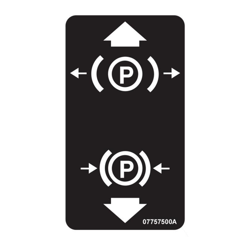 Gravely Lawn Mower Decal, Parking Brake Lever