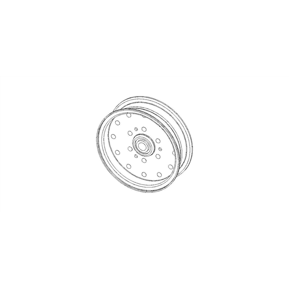 Pulley, Flat Idler 6.00 X .635