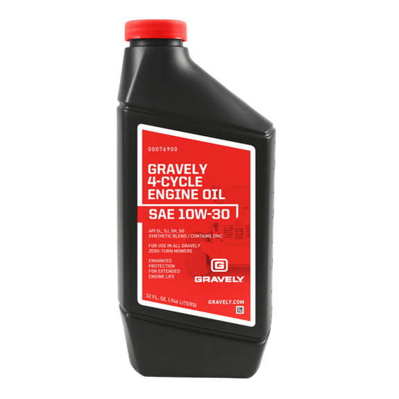 Gravely Synthetic Blend 10W30 4-Cycle Engine Oil 32 OZ