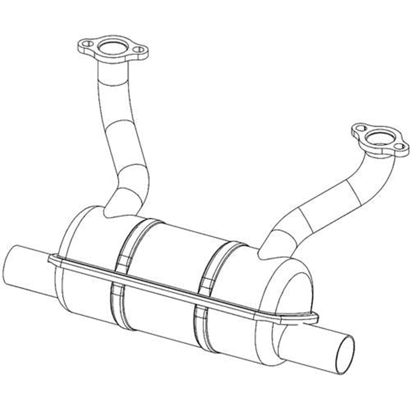 Gravely  Zero Turn Mower Muffler, Kohler Engine
