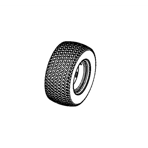 Asm, Whl/tire 23x10.50-12 K500