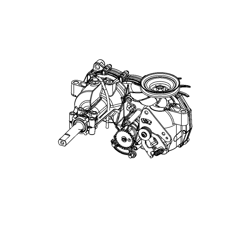 Transaxle, Lh Ezt D-shft Short