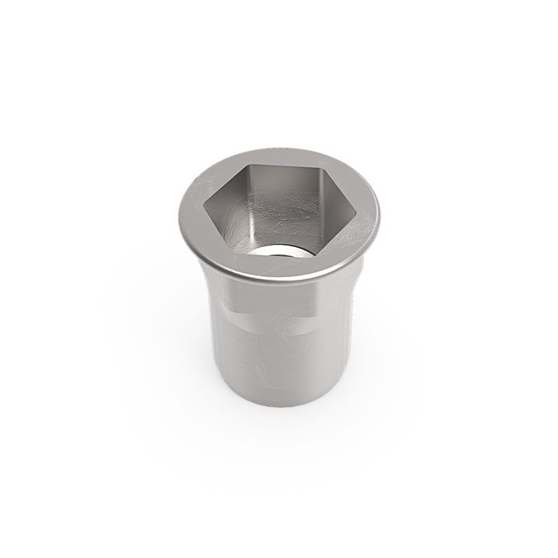 Nut,thd,insert .38-16 Zc120