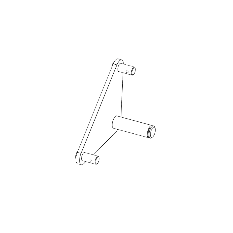 Gravely Lawn Mower Weldment, Deck Pivot Ztxl Rear Left Hand