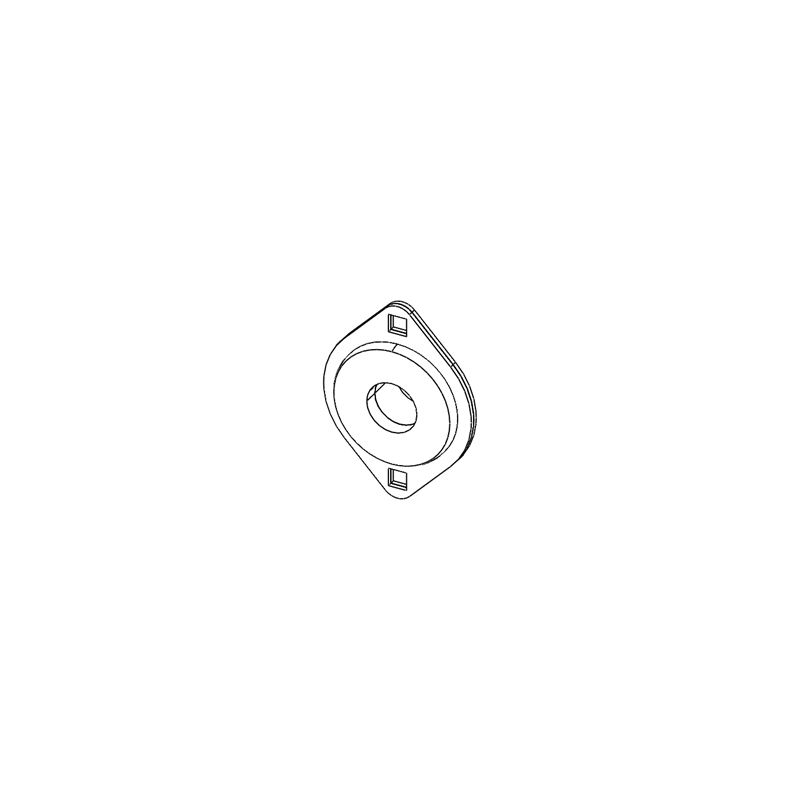 Gravely Sno-thro And Lawn Mower Bearing, 2 Bolt Flange 1-1/8 Id