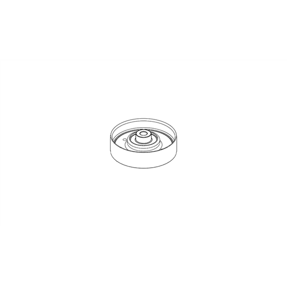 Idler, Flat 3.5 in. No Flanges