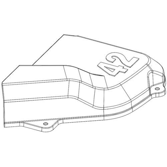 Gravely Lawn Mower Cover, Belt 42 Left