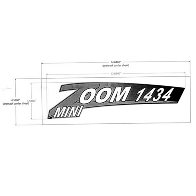 Gravely Lawn Mower Decal, Mini  1434
