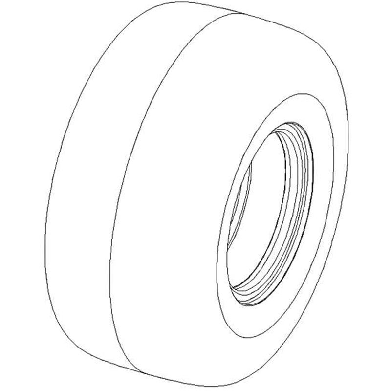 Gravely Lawn Mower Assembly, Tire Wheel 18 X 8.5-8 Ctr